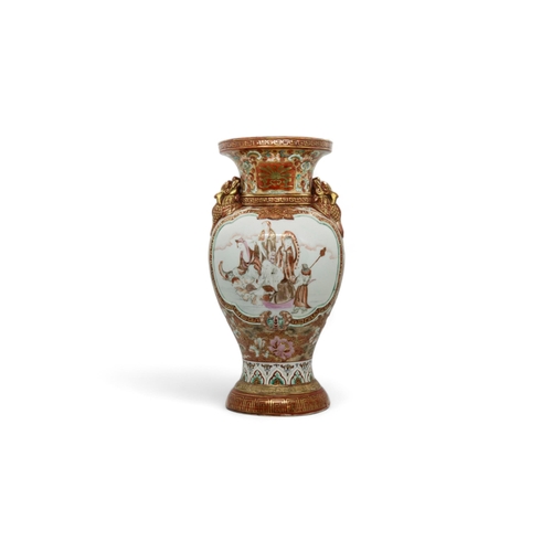 188 - A GROUP OF FIVE JAPANESE PORCELAIN VASES19TH / 20TH CENTURYlargest, 46cm high, smallest, 24cm high; ... 