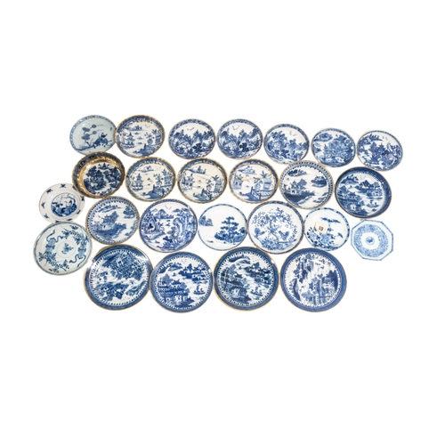 205 - A LARGE COLLECTION OF CHINESE EXPORT PORCELAIN TEABOWLS, SAUCERS AND CUPSQING DYNASTY, MOSTLY 18TH C... 