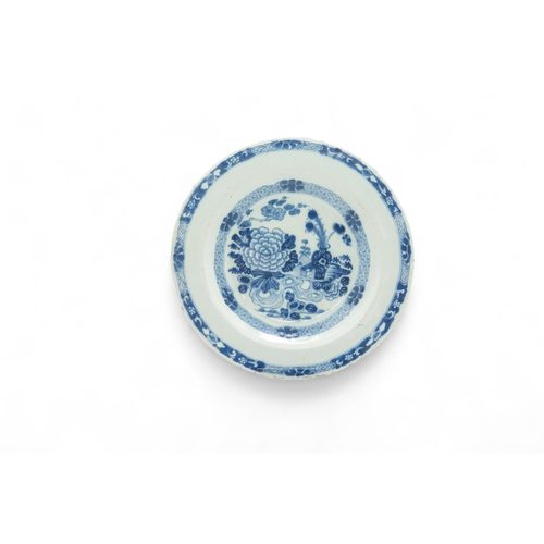 295 - TEN DELFT PLATES18th Century, including two with bianco sopro bianco decoration and one with a Europ... 