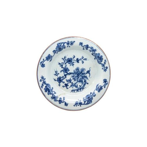 291 - SIX DELFT PLATES AND A SPANISH PLATE18th century