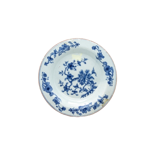 291 - SIX DELFT PLATES AND A SPANISH PLATE18th century