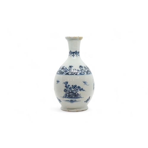 297 - A DELFT GUGLET AND A VASE18th century, guglet is 22.5cms highalong with a coffee pot