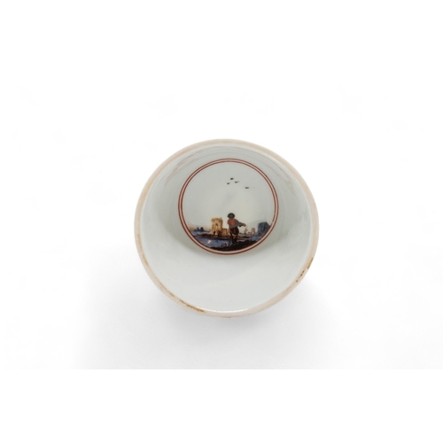 488 - A MEISSEN MARCOLINI PERIOD COFFEE CANLate 18th century, a Chantilly Kakiemon style beaker and a Meis... 