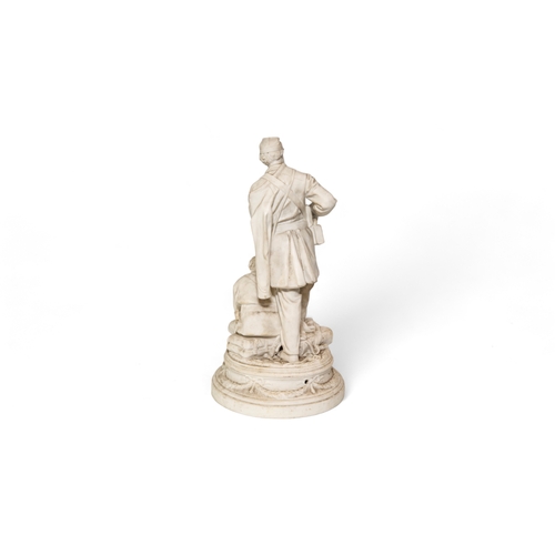 404 - A LARGE PARIAN GROUP AFTER JOHN ROGERS; WOUNDED TO THE REAR:ONE MORE SHOTCirca 1864, 48cms high.... 