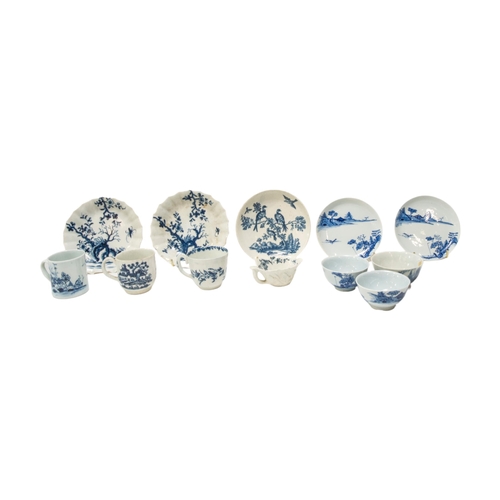 364 - A LARGE QUANTITY OF BLUE AND WHITE PORCELAINS18th century