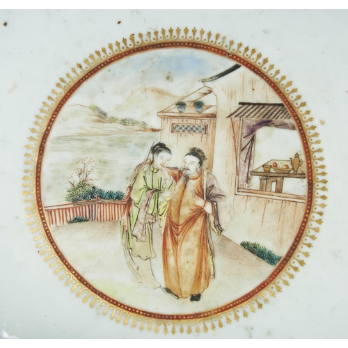 149 - AN EXTREMELY RARE CHINESE EXPORT 'RICE PRODUCTION & SILK PRODUCTION' BOWLQIANLONG PERIOD (1736-1... 