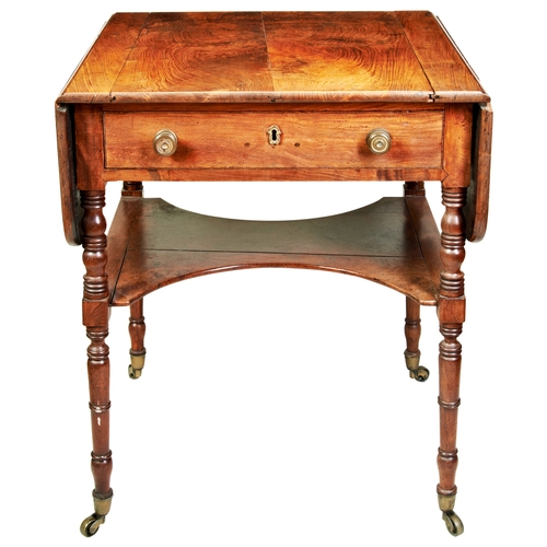 391 - A RARE ANGLO CHINESE HARDWOOD AND PARQUETRY GAMES TABLECIRCA 1820-1830raised on slender turned legs ... 