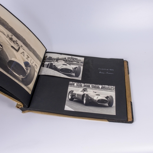 47 - MOTOR RACING PHOTOGRAPH ALBUM c.1950s-60s A fine and very large folio album compiled by a profession... 