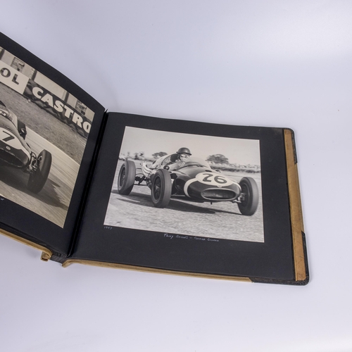 47 - MOTOR RACING PHOTOGRAPH ALBUM c.1950s-60s A fine and very large folio album compiled by a profession... 