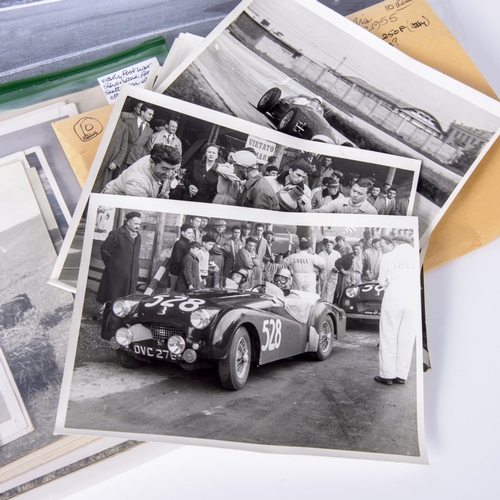 49 - MOTOR RACING PHOTOGRAPHS c1940S-1950s A good selection of post-war photographs & snapshots; comp... 