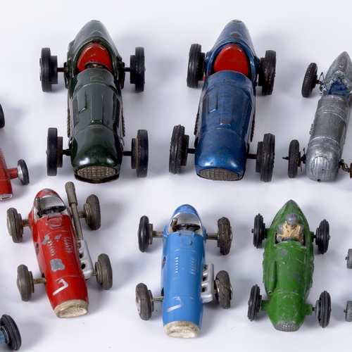 RACING CAR TOYS & MODELS c.1930s -1950sA group of tinplate and diecast ...