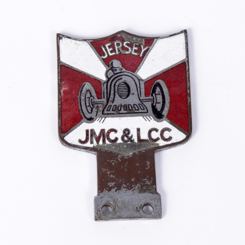 JERSEY MOTOR CLUB & LIGHT-CAR CLUB CAR BADGE c.1930sA scarce pre-war ...