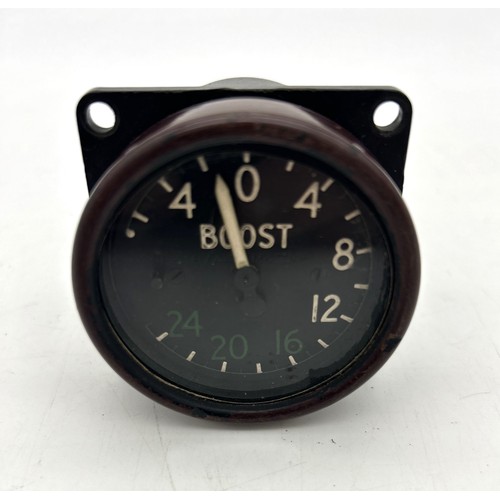 62 - SUPERCHARGER BOOST-GAUGE WWII RAF c.1939-45From the estate of renowned historic restoration expert a... 