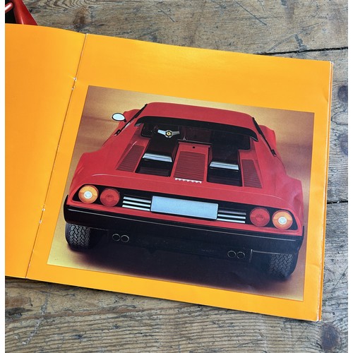 96 - ORGINAL FERRARI 512BB AND TESTAROSSA BROCHURESCovers:Ferrari 512 BB - printed 1978Testarossa - print... 