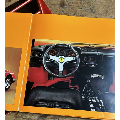 96 - ORGINAL FERRARI 512BB AND TESTAROSSA BROCHURESCovers:Ferrari 512 BB - printed 1978Testarossa - print... 