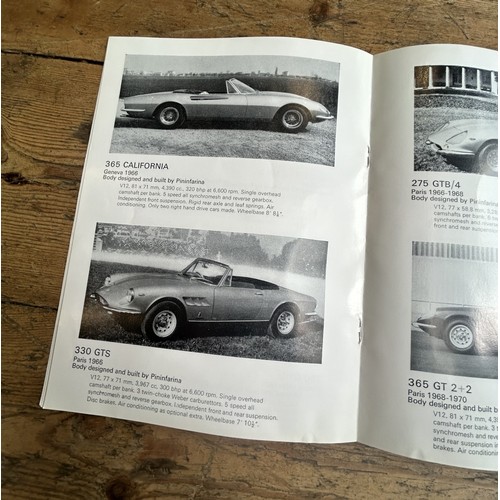 97 - FERRARI 250 GTE MANUALS, HAWTHORN GARAGE PRICE LIST, MONACO POSTCARDS250 GTE Maintenance Manuals (Co... 