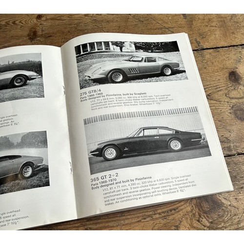 97 - FERRARI 250 GTE MANUALS, HAWTHORN GARAGE PRICE LIST, MONACO POSTCARDS250 GTE Maintenance Manuals (Co... 