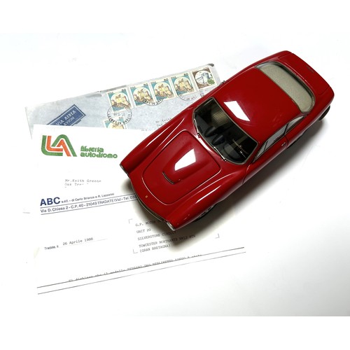 125 - 1:18 SCALE FERRARI BERLINETTA LUSSO BY CARLO BRIANZABoxed, with period letter/certificate from Carlo... 