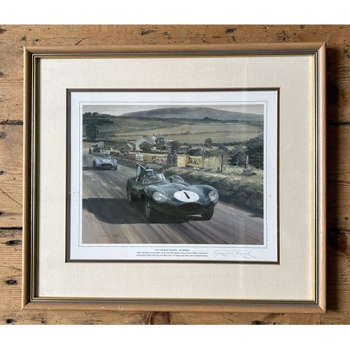 126 - TEN PRINTS BY MAURICE ROWE, 1955 TOURIST TROPHY BY GRAHAM TURNERTen printed photographs by celebrate... 