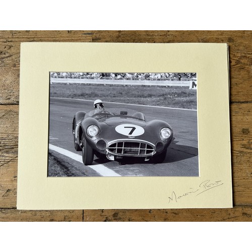 126 - TEN PRINTS BY MAURICE ROWE, 1955 TOURIST TROPHY BY GRAHAM TURNERTen printed photographs by celebrate... 