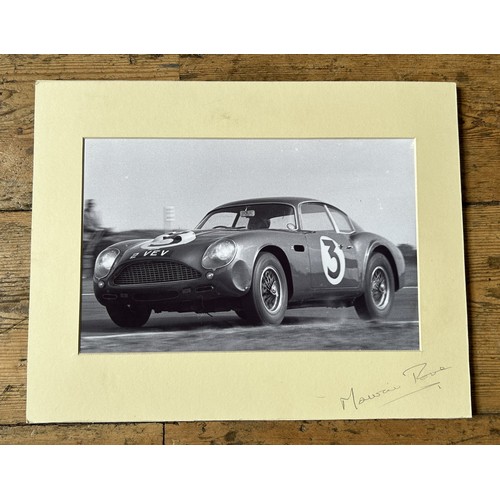 126 - TEN PRINTS BY MAURICE ROWE, 1955 TOURIST TROPHY BY GRAHAM TURNERTen printed photographs by celebrate... 