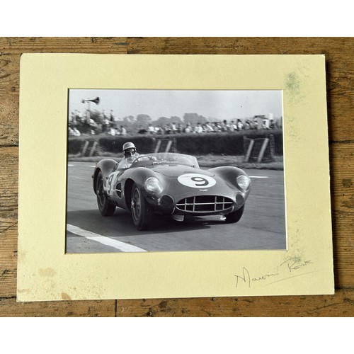 126 - TEN PRINTS BY MAURICE ROWE, 1955 TOURIST TROPHY BY GRAHAM TURNERTen printed photographs by celebrate... 