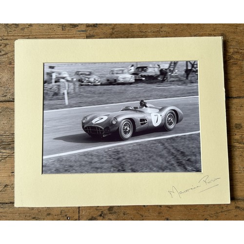 126 - TEN PRINTS BY MAURICE ROWE, 1955 TOURIST TROPHY BY GRAHAM TURNERTen printed photographs by celebrate... 