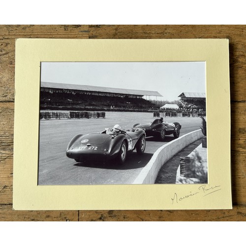 126 - TEN PRINTS BY MAURICE ROWE, 1955 TOURIST TROPHY BY GRAHAM TURNERTen printed photographs by celebrate... 