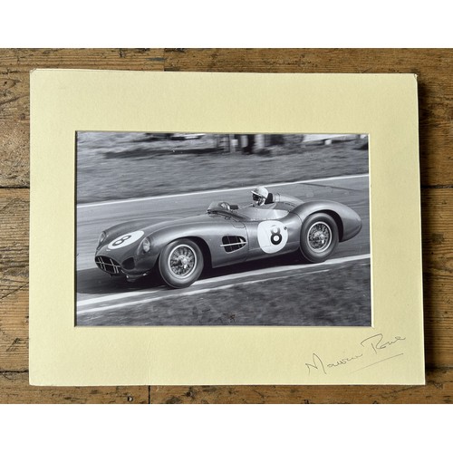 126 - TEN PRINTS BY MAURICE ROWE, 1955 TOURIST TROPHY BY GRAHAM TURNERTen printed photographs by celebrate... 