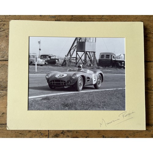 126 - TEN PRINTS BY MAURICE ROWE, 1955 TOURIST TROPHY BY GRAHAM TURNERTen printed photographs by celebrate... 