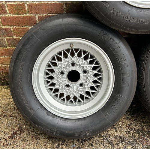FIVE ASTON-MARTIN V8 VANTAGE WHEELS BY BBSBelieved to suit a 1985 V8 ...