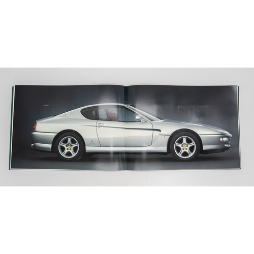 305 - FERRARi 456/550/F355 SALES BROCHURES AND SERVICE SUPPLEMENTSHighlighting specifications, features fo... 