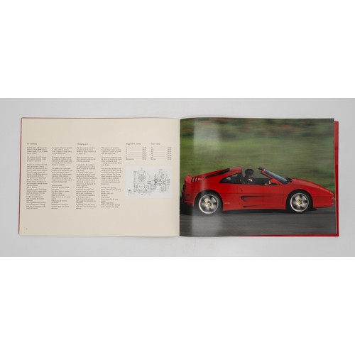 305 - FERRARi 456/550/F355 SALES BROCHURES AND SERVICE SUPPLEMENTSHighlighting specifications, features fo... 