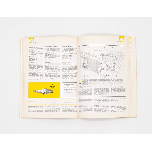 306 - 1973 FERRARI 365 GTB/4 DAYTONA OWNERS MANUALOriginal Ferrari 365 GTB/4 Daytona owners manual. 1973, ... 