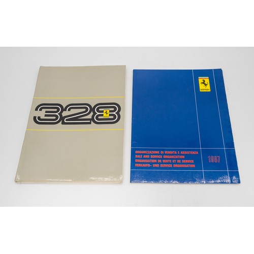 307 - 1975/86 FERRARI 308/328 OWNERS MANUALS1975 manual for the 308 GTB model, and 1986 manual for the run... 