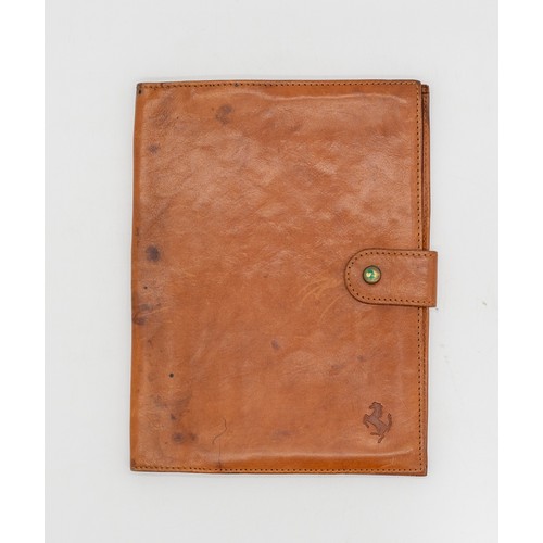 313 - FERRARI 328/MONDIAL/TESTAROSSA/412 SCHEDONI LEATHER DOCUMENT WALLET #2Original item, with signs of a... 