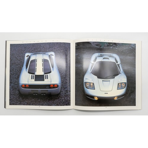 332 - ORIGINAL SALES BROCHURE FOR THE LEGENDARY MCLAREN F1 ROAD CARdetailed text and illustration with For... 