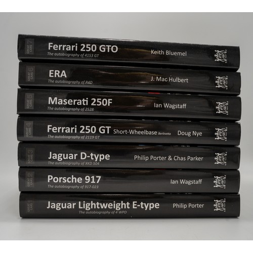 338 - GREAT CARS BY PORTER PRESS - 250 GTO, ERA, D-TYPE, 917, 250F, E-TYPEPorter Press’s flagship series o... 