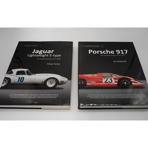 338 - GREAT CARS BY PORTER PRESS - 250 GTO, ERA, D-TYPE, 917, 250F, E-TYPEPorter Press’s flagship series o... 