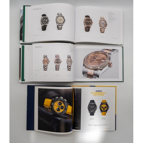 343 - ROLEX/BREITLING Selection of Rolex Hardback catalogues 2017/2020/2023 Including 2022/23 edition in S... 