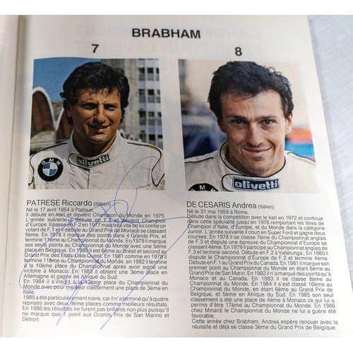 326 - 1987 MONACO GRAND PRIX PROGRAMME - SIGNED BY AYRTON SENNAA Collection of memorabillia from the Monac... 