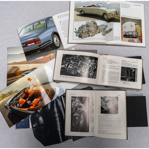 317 - ROLLS ROYCE HANDBOOKS AND BROCHURESOwners handbooks/brochures for Dawn, Ghost, Carmargue, Mulsanne a... 