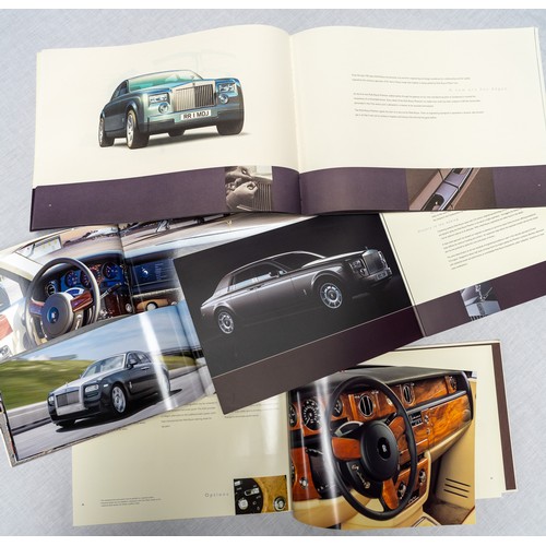 317 - ROLLS ROYCE HANDBOOKS AND BROCHURESOwners handbooks/brochures for Dawn, Ghost, Carmargue, Mulsanne a... 