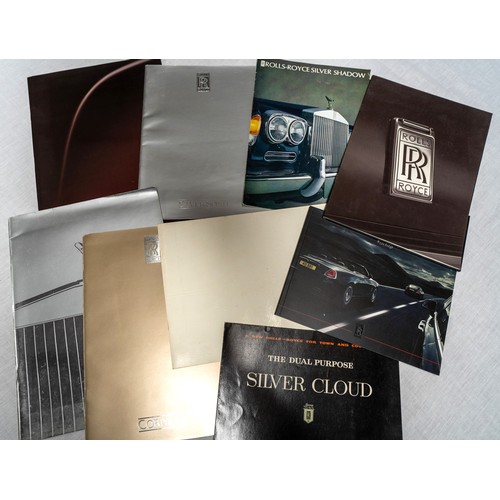 318 - A SELECTION OF ROLLS ROYCE MEMORABILIA Including Promotional, Press and Sales Information.... 