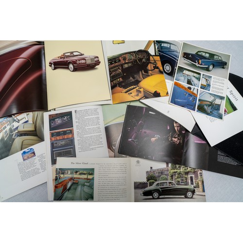 318 - A SELECTION OF ROLLS ROYCE MEMORABILIA Including Promotional, Press and Sales Information.... 