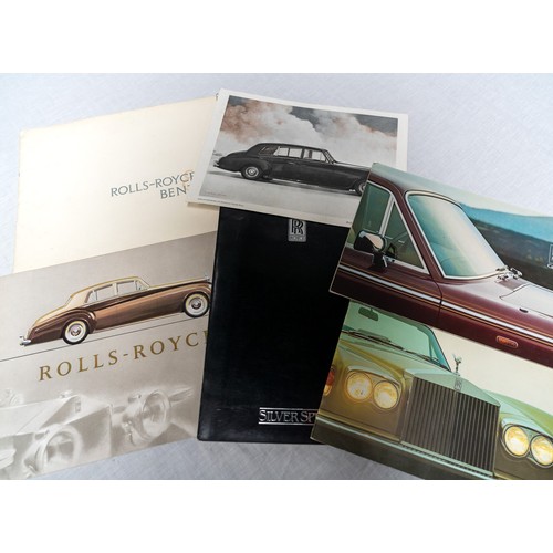 318 - A SELECTION OF ROLLS ROYCE MEMORABILIA Including Promotional, Press and Sales Information.... 