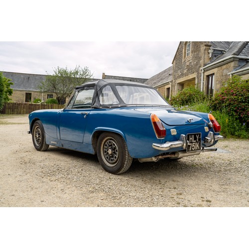 13 - 1971 Austin Sprite Mark IVRegistration Number: HLY 751KChassis Number:  AAN10-87537-GRecorded Mileag... 