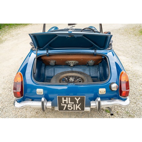 13 - 1971 Austin Sprite Mark IVRegistration Number: HLY 751KChassis Number:  AAN10-87537-GRecorded Mileag... 