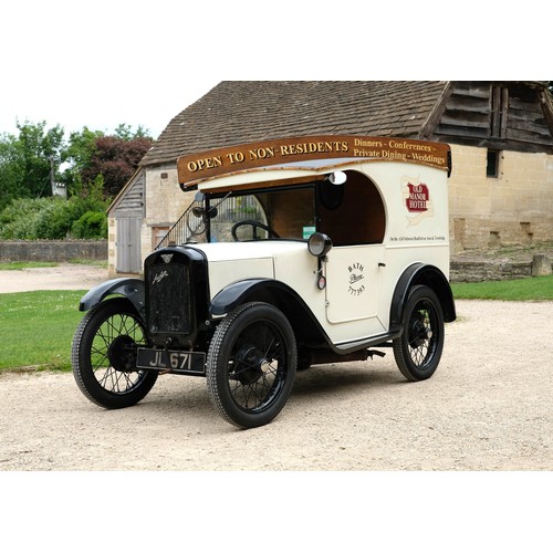 37 - 1933 Austin Seven C-Cab 2/5 cwt VanRegistration Number: JL 671             Chassis Number:  163936Re... 