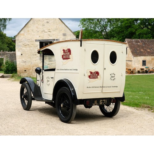 37 - 1933 Austin Seven C-Cab 2/5 cwt VanRegistration Number: JL 671             Chassis Number:  163936Re... 